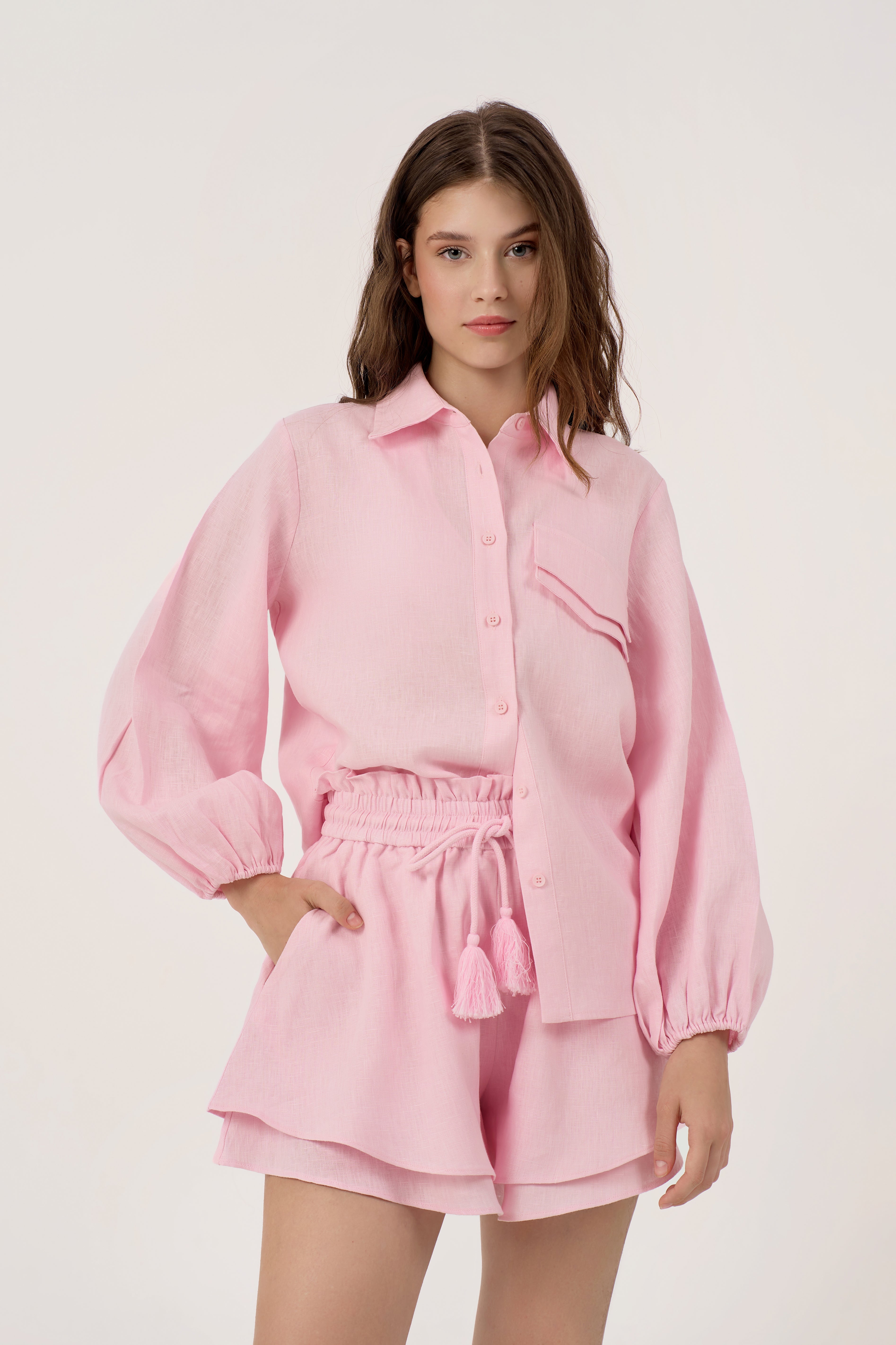 Linen Set Pink